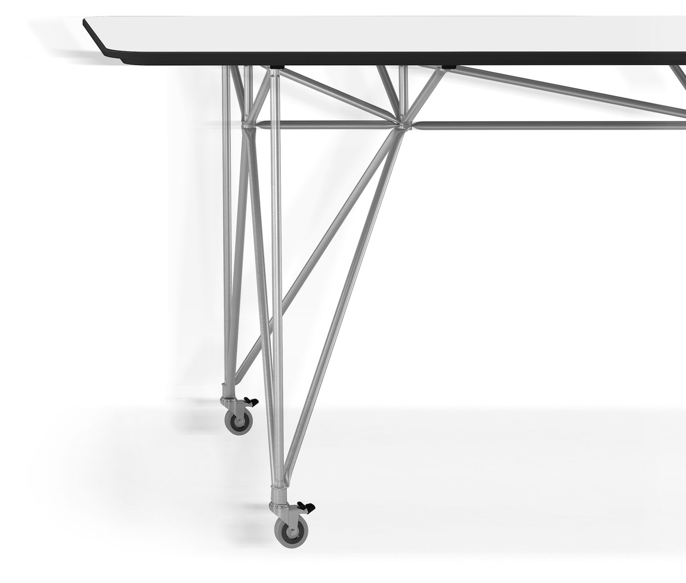 High Desks Individual High Tables On Casters By System 180