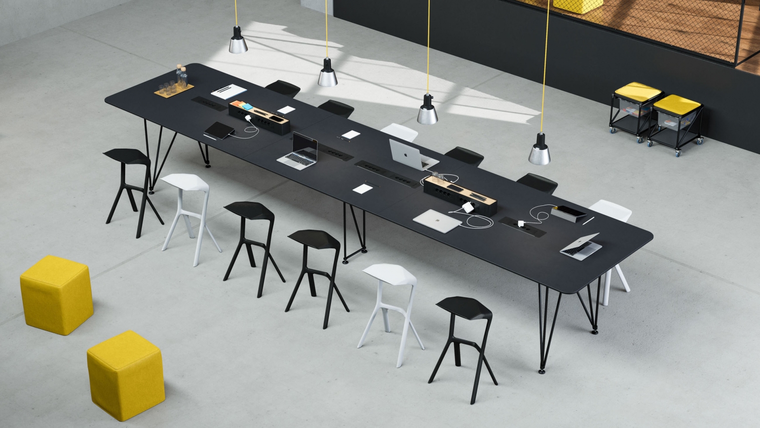 K table system – System 180 – Modulare Einrichtung aus Berlin
