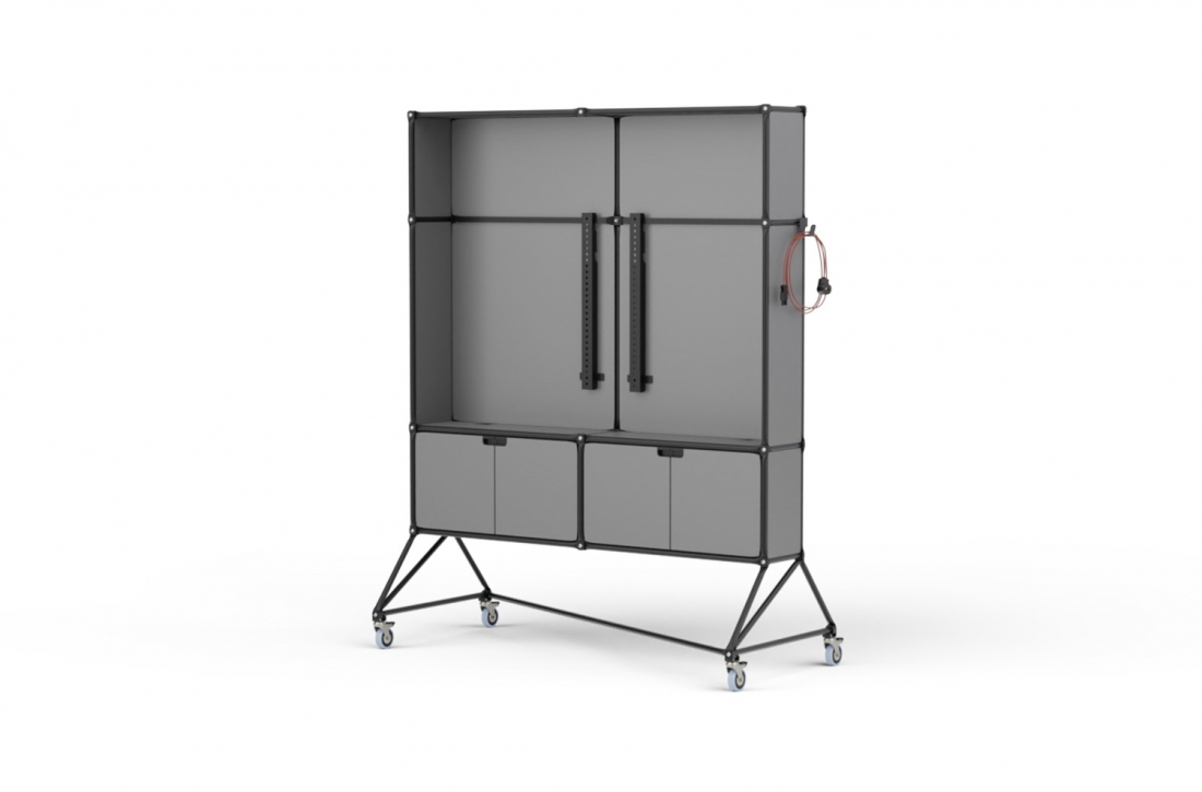 System 180 | mobile TV racks - for various display sizes