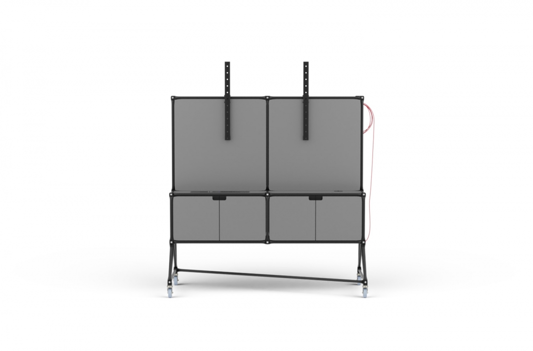 System 180 | mobile TV racks - for various display sizes